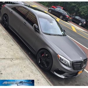 BMW wrapped in 3M 1080-M261 Matte Dark Gray