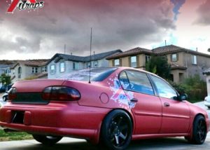 Chevrolet wrapped in 3M 1080-M203 Matte Red Metallic