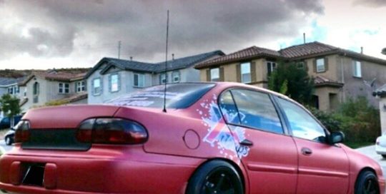 Chevrolet wrapped in 3M 1080-M203 Matte Red Metallic