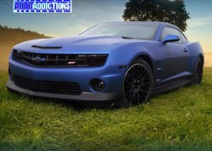 Chevrolet wrapped in Avery SW Matte Brilliant Blue Metallic vinyl