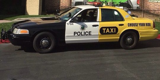 Taxi wrapped in custom printed with inkjet printer on IJ180Cv3 vinyl
