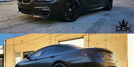 BMW wrapped in Avery SW900-197 Satin Black