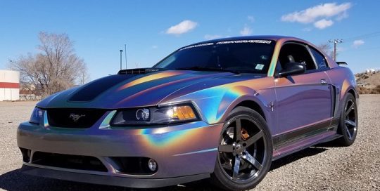 Chevrolet wrapped in custom printed Avery 1105EZRS vinyl with 1350z overlaminate