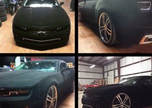 Chevrolet wrapped in Unique MacTac Velvet Wrap Tuning Film