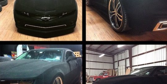 Chevrolet wrapped in Unique MacTac Velvet Wrap Tuning Film