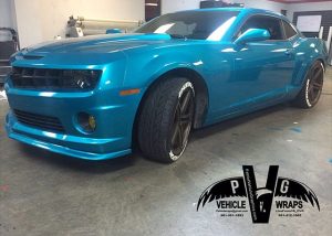 Chevrolet wrapped in 1080 Atomic Teal