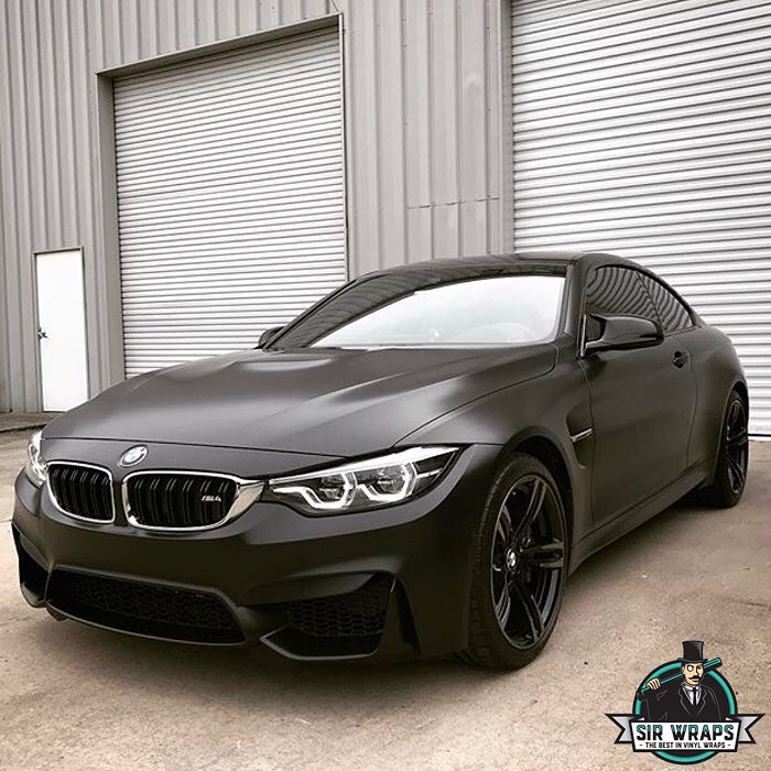 BMW wrapped in Avery SW Satin Black vinyl - Vinyl Wrap - 3M & Avery  Dennison Vinyl Wrap - Cars & Vehicles