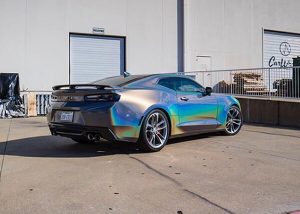 Chevrolet wrapped in ColorFlip Gloss Psychedelic shade shifting vinyl