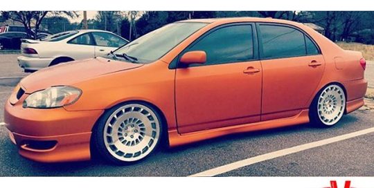BMW wrapped in 3M 1080-S344 Satin Canyon Copper