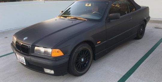 BMW wrapped in Avery SW900-180 Matte Black