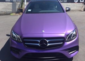Mercedes Benz Avery SW Matte Purple Metallic vinyl
