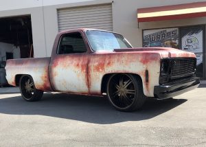Chevrolet C10 Truck wrapped in Avery 1105EZRS vinyl with 1380z Matte overlaminate