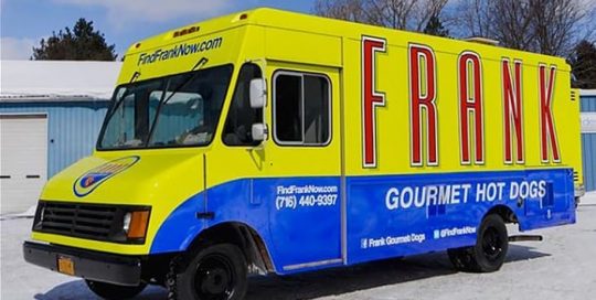 Commercial FoodTruck wrapped in custom printed 3M IJ180Cv3 vinyl with 8518 Gloss overlaminate