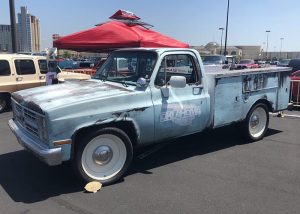 Chevrolet Truckwrap wrapped in Avery 1105EZRS vinyl with 1380z Matte overlaminate