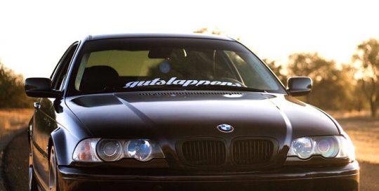 BMW 330-I Gloss Wicked Black/Purple vinyl