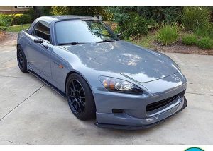 Honda S-2000 wrapped in Avery SW Gloss Dark Grey vinyl