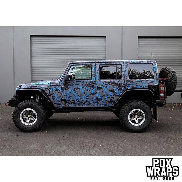 Digital Camo Jeep Wrangler