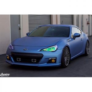 Subaru BRZ wrapped in Avery SW Matte Powder Blue Metallic vinyl