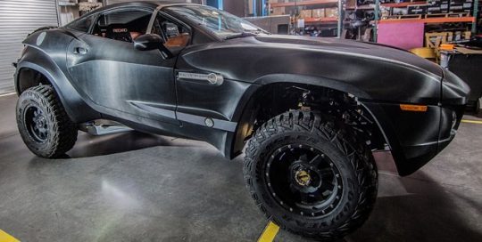 Rally Fighter wrapped in Carbon Fiber vinyl