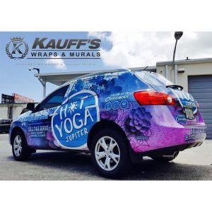 Nissan Rogue wrapped in custom printed 3M IJ180Cv3 vinyl