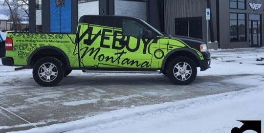 Ford F150 Commercial Wraps wrapped in using custom printed 3M IJ180Cv3 vinyl