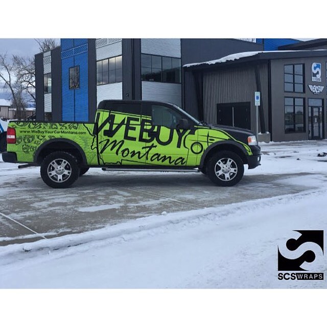 Ford F150 Commercial Wraps wrapped in using custom printed 3M IJ180Cv3 vinyl