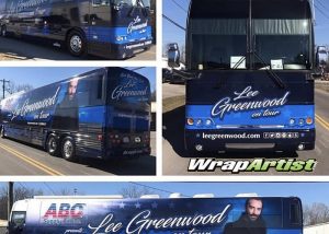 Bus Wrapped in Custom Printed 3M IJ180Cv3 Vinyl with 8515 Gloss Overlaminate