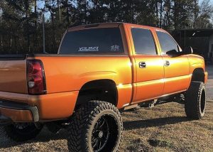 Chevrolet Silverado Wrapped in 3M 1080 Gloss Liquid Copper Vinyl
