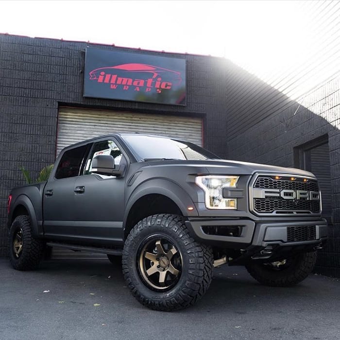 Ford Raptor Wrapped In 3M 1080 Matte Deep Black Vinyl - Vinyl Wrap - 3M &  Avery Dennison Vinyl Wrap - Cars & Vehicles