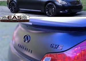Infinity G37S Wrapped in Avery SW Satin Black Vinyl