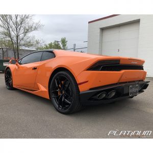 Lamborghini Huracan Wrapped in 3M 1080 Gloss Burnt Orange Vinyl