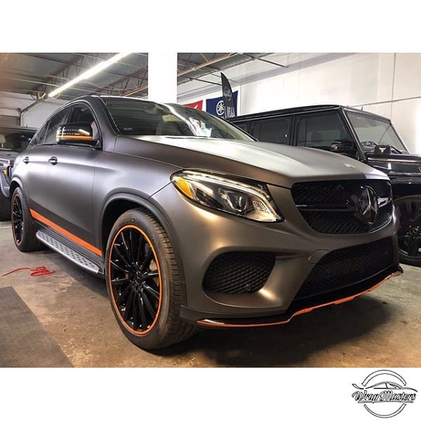 The Auto Firm - Mercedes Benz GLE450 Wrapped Matte Dark