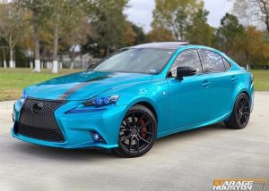 Lexus Wrapped in Gloss Atomic Teal vinyl