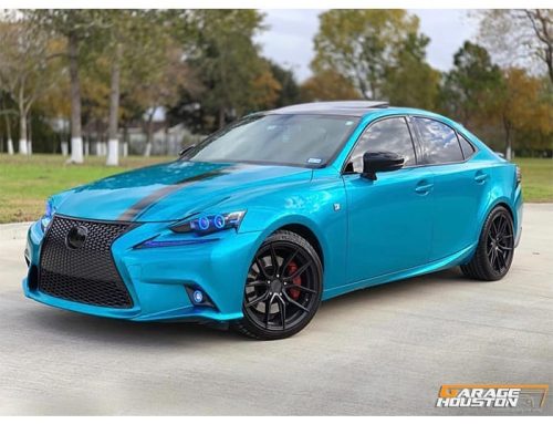 Lexus Wrapped in Gloss Atomic Teal vinyl