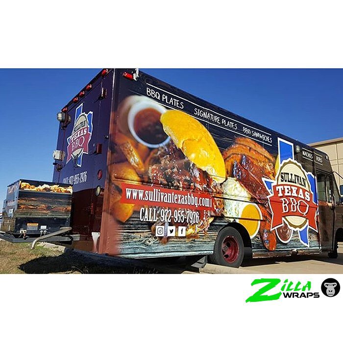 Food Truck wrapped in Avery 1105EZRS vinyl Vinyl Wrap 3M Cars