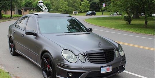 Mercedes Benz E63 3M 1080 Satin Dark Gray vinyl