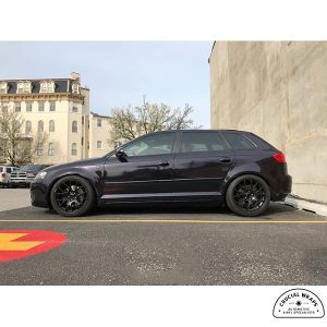 Audi A3 wrapped in 3M 1080 Gloss Wicked vinyl