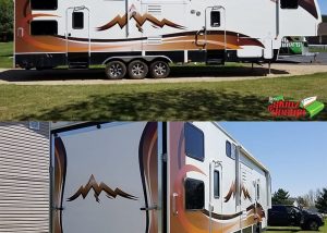 Toyota Hauler wrapped in Avery 1105ezrs vinyl