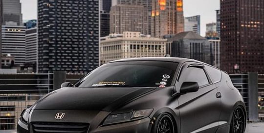 Honda wrapped in 3M 1080 Satin Gold Dust vinyl