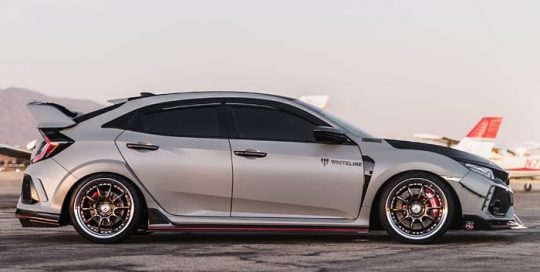Honda CTR wrapped in 3M 1080 Satin Battleship Gray vinyl