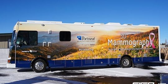 RV wrapped in custom printed Arlon 6100XLP and 3220 Gloss