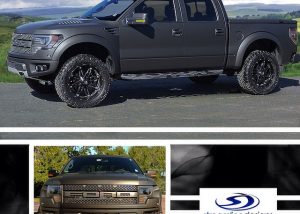 Ford wrapped in 1080 Matte Black