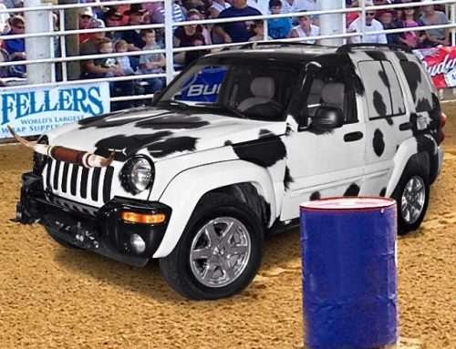 Jeep wrapped in 180C vinyl
