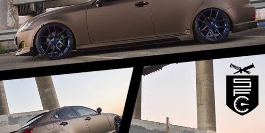 Lexus wrapped in 1080 Matte Metallic Brown