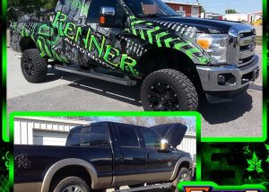 Ford F150 wrapped in Avery MPI 1005 vinyl