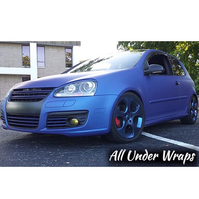 Matte Blue - WrapStyle Denmark foils a VW Golf MK7