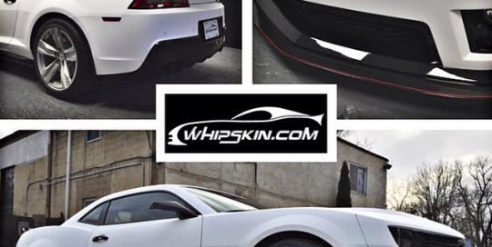 Chevrolet Camaro ZL1 wrapped in Avery SW Matte White vinyl