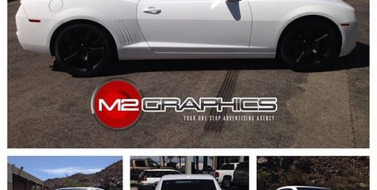 Chevrolet Camaro wrapped in Avery SW Satin White