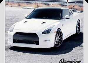 Nissan GTR wrapped in 1080 Matte White
