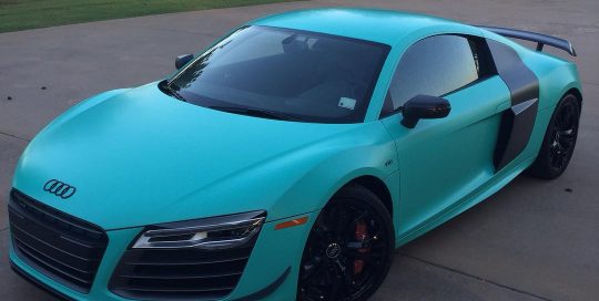 Audi R8 wrapped in 180Cv3 vinyl